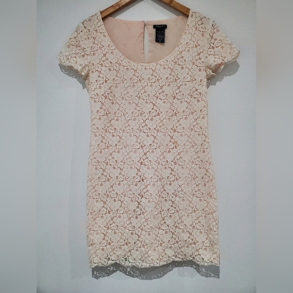 ARITIZA TALULA lace tshirt dress cream size small - Picture 2 of 6